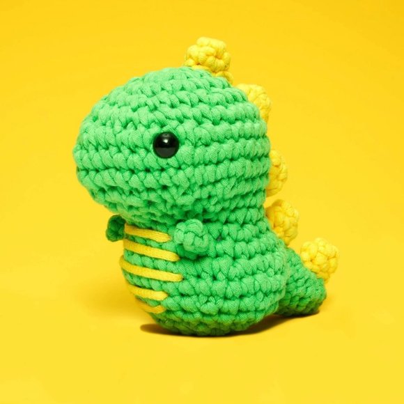 Fred the Dinosaur Beginner Crochet Kit - Picture 2 of 14